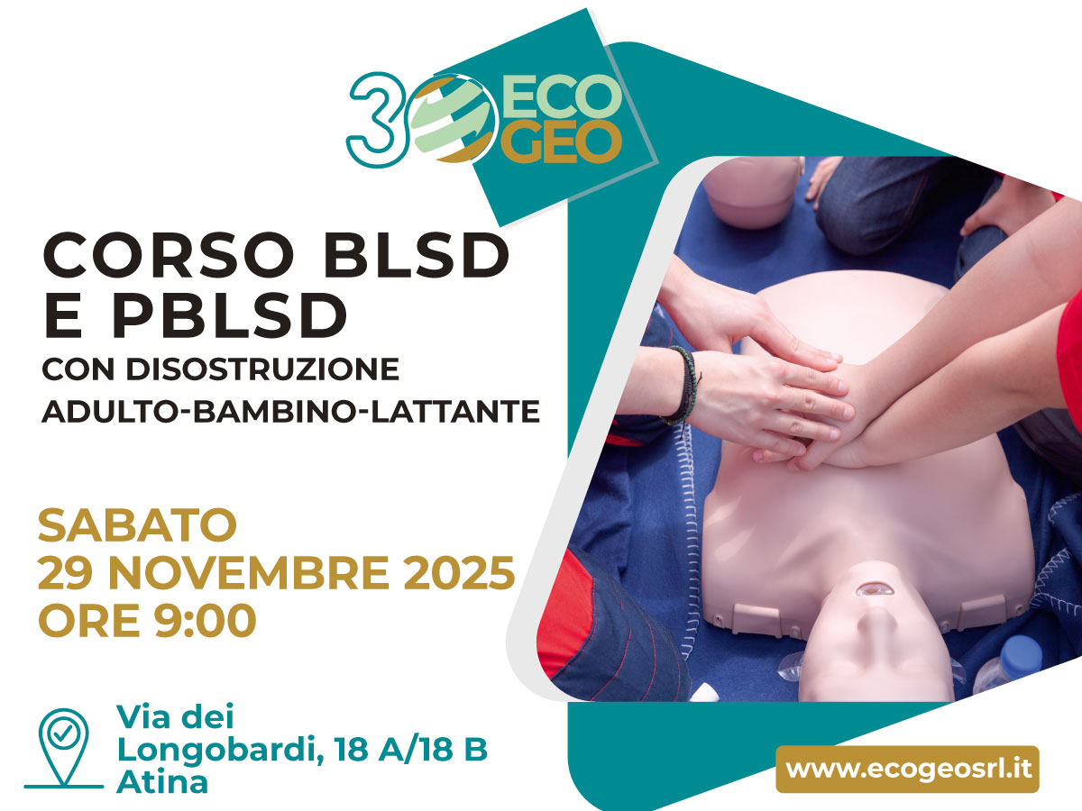 Corso BLSD e PBLSD - sabato 29 novembre 2025 ore 9:00