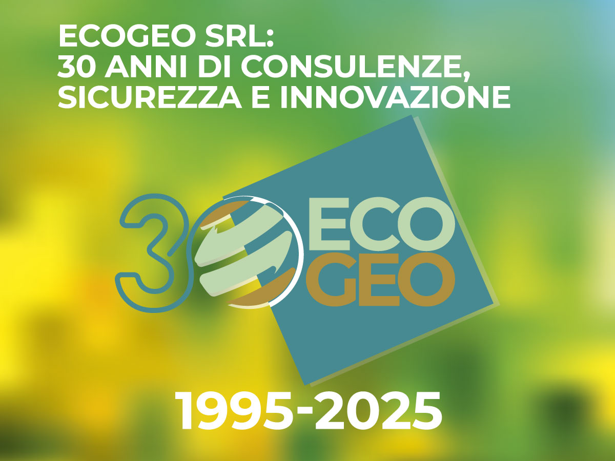 EcoGeo Srl festeggia 30 anni di attività – 1995/2025